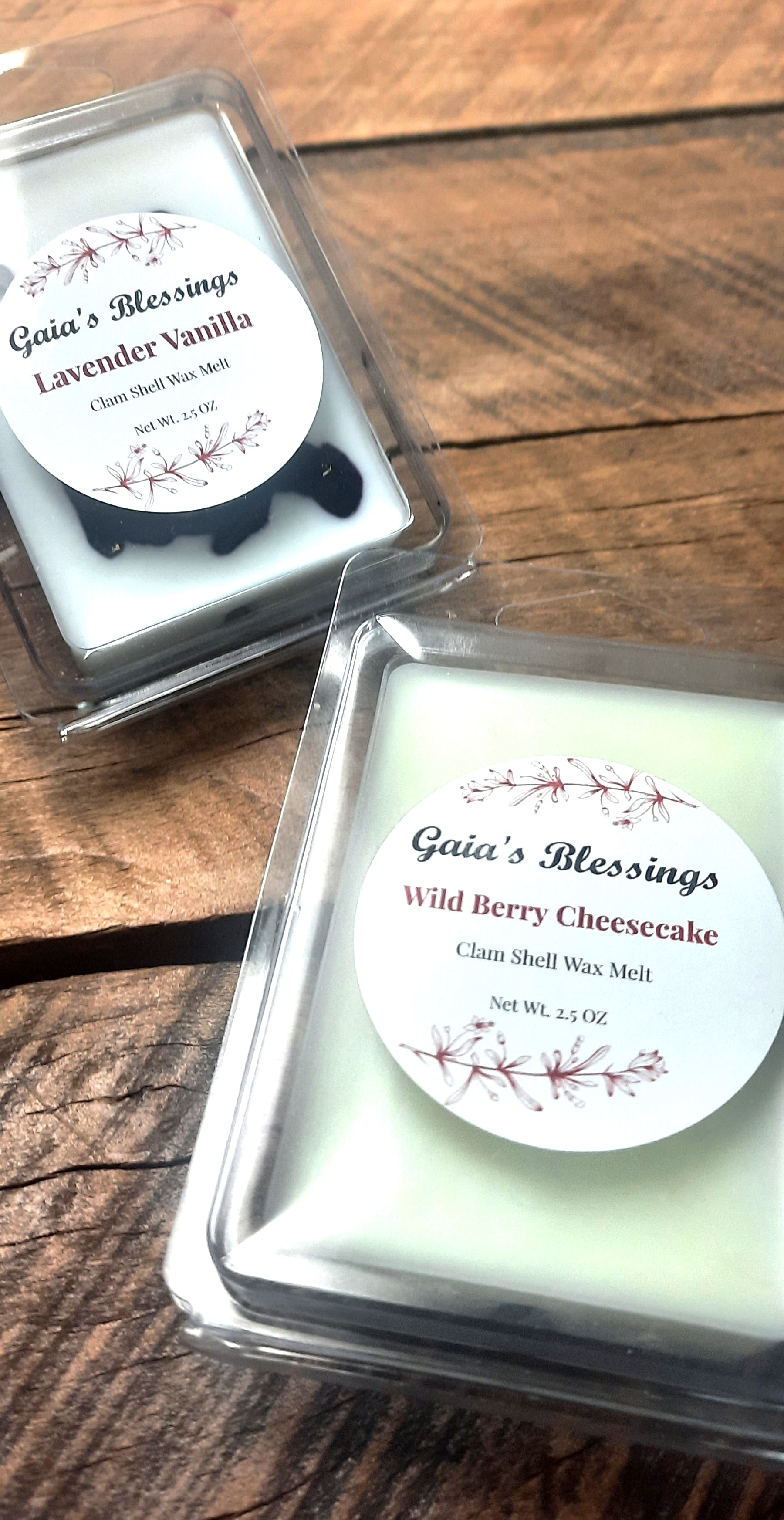 Wax Melts in 6 block Clam Shell – Gaia's Blessings LLC