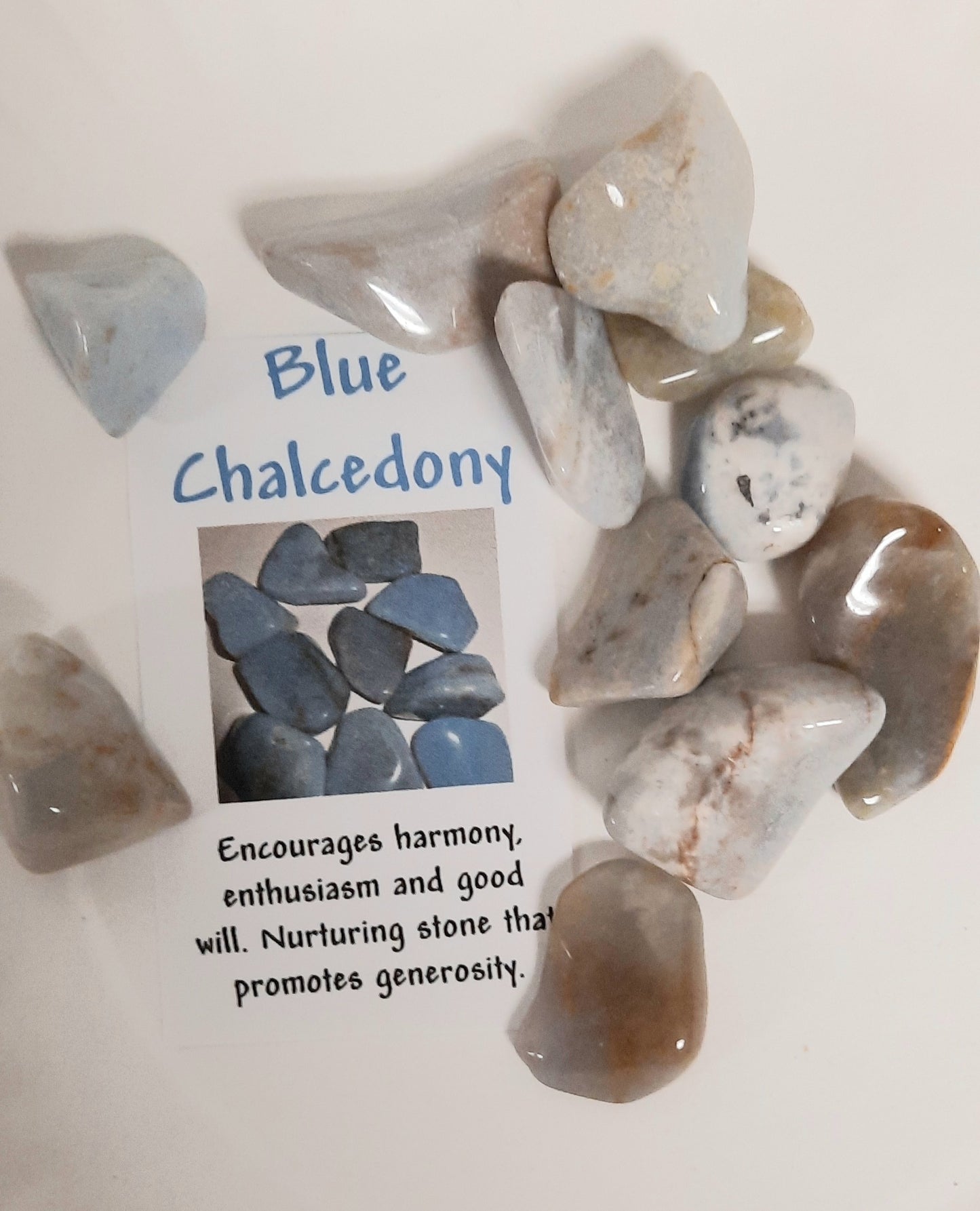 Tumble - Blue Chalcedony