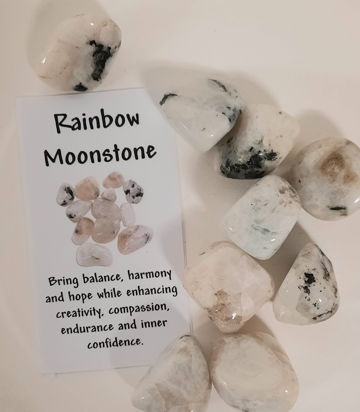 Tumble - Rainbow Moonstone