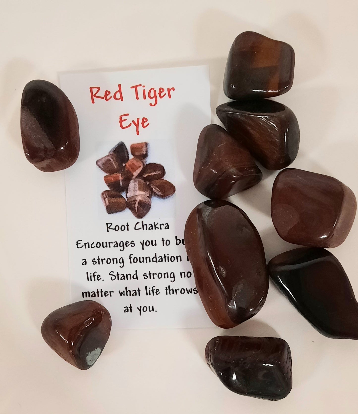 Tumble - Red Tiger Eye