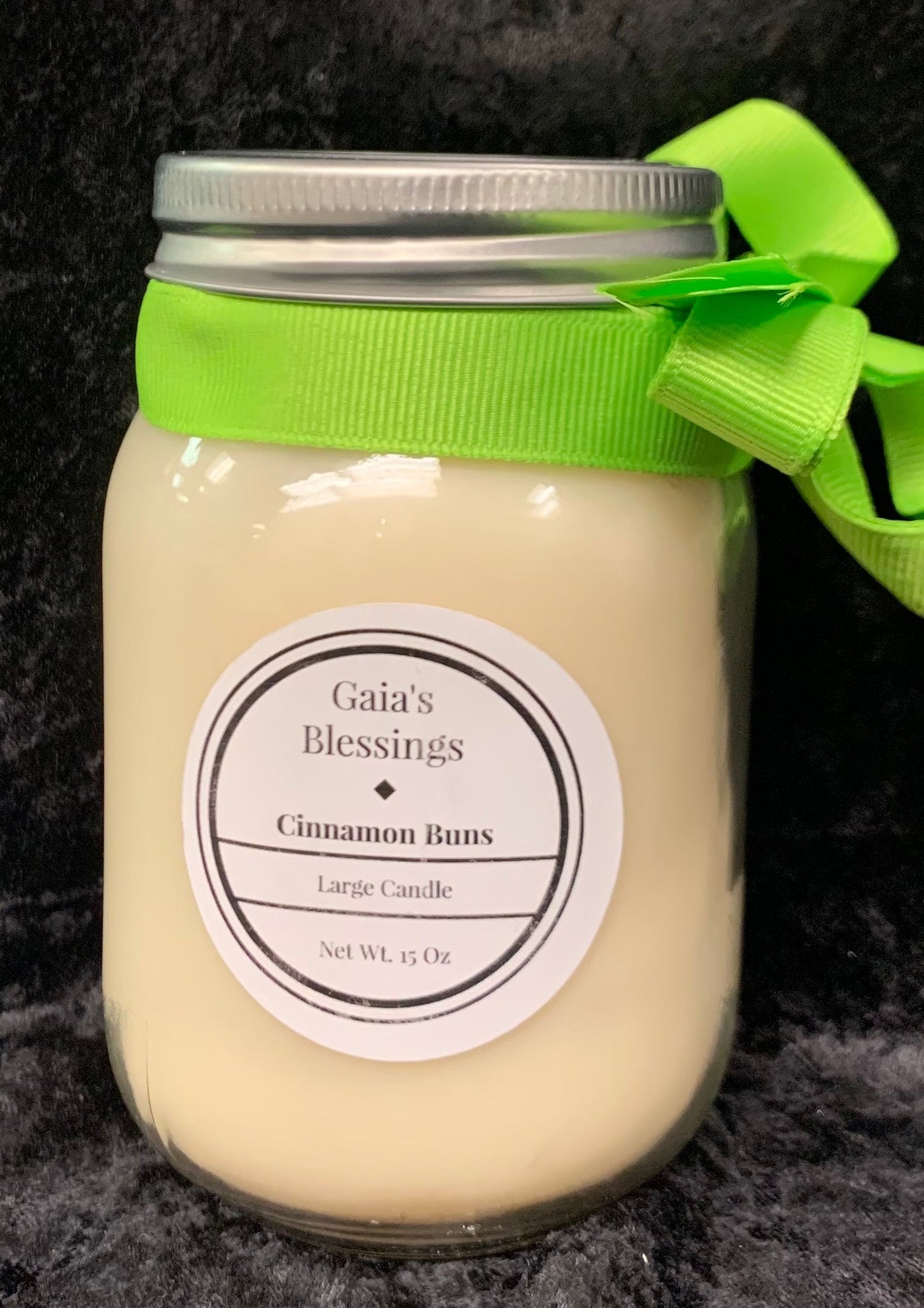 Cinnamon Buns fragrance eco-friendly blended wax candle